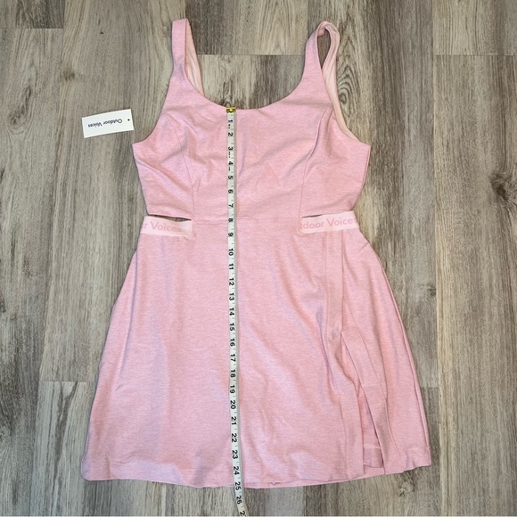 Outdoor Voices Pink Sleeveless Cutout Dress Size Large - Picture 5 of 9